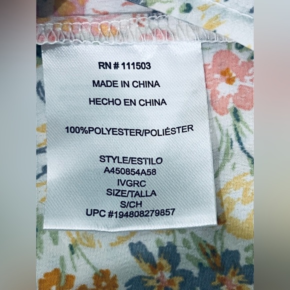 Lily Rose floral print women’s dress size S bohemian , romantic - Picture 15 of 16